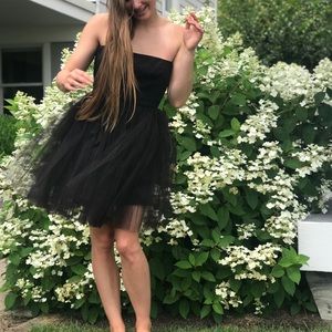 Black Tulle Ballerina Skirt Dress